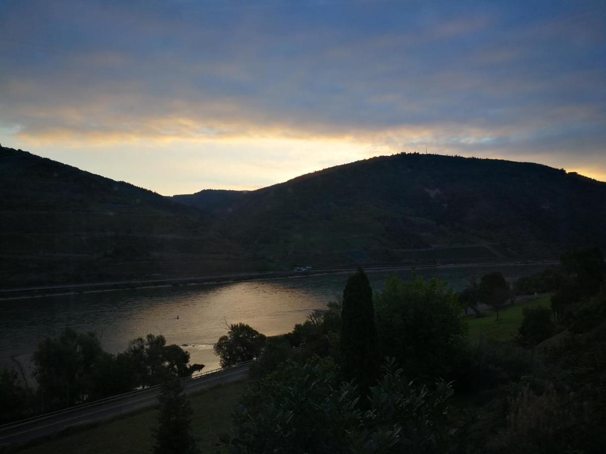Wunderschoene Aussicht Garantiert Trechtingshausen Exteriör bild